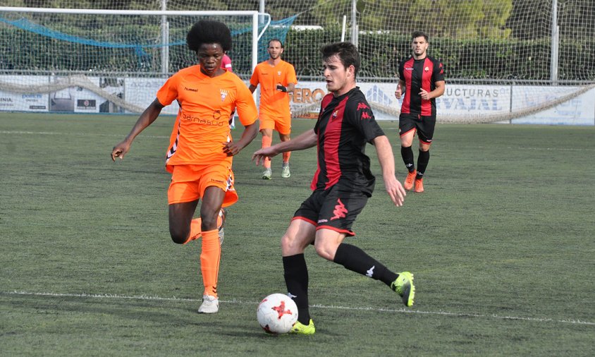 Imatge del partit de la primera volta de la lliga entre el Reus B Cambrils i el Gavà, el passat mes de setembre