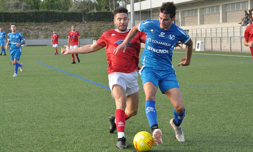 Partit entre el Cambrils Unió i el Roda de Barà disputat el dissabte a la tarda