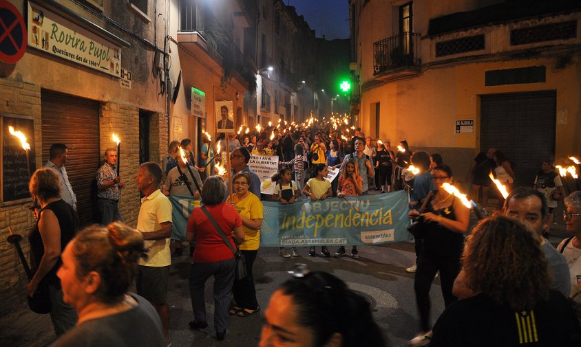 La Marxa de Torxes pels carrers de Mont-roig del Camp