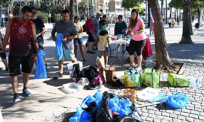 El lloc d'informació i d'emmagatzematge dels resudus es va situar al passeig del Regueral