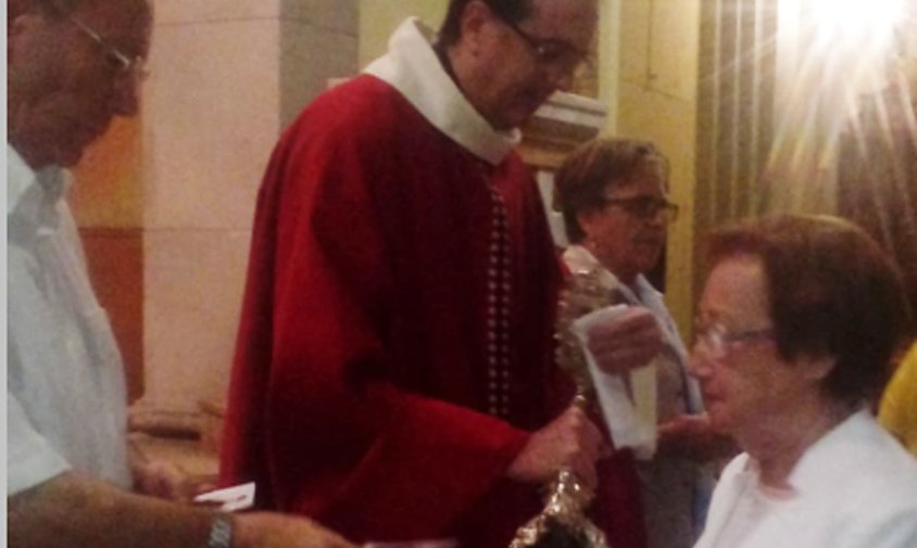 Durant la missa del passat dissabte es van venerar les relíquies de Sant Plàcid