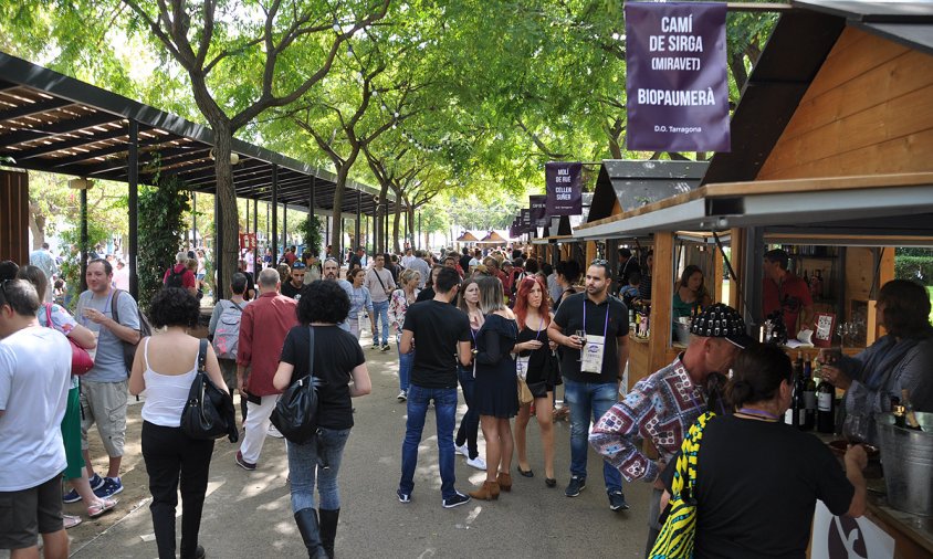 Imatge d'ambient de la Mostra de Vi i gastronomia, l'any passat