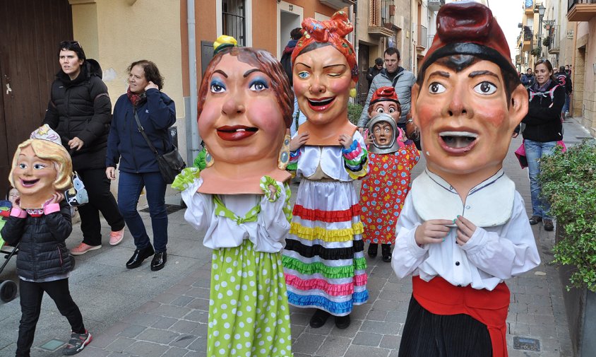 Nanos a la professó de la Festa major de la Immaculada de l'any passat