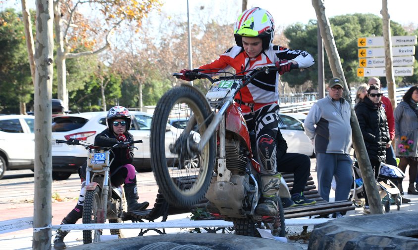 Zona del trial de Cambrils al passeig la Salle