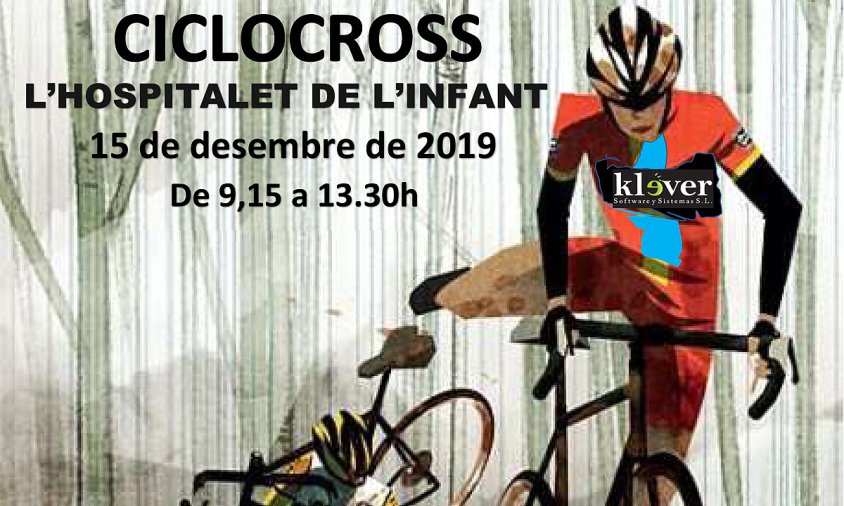 Cartell de la Copa Catalana de ciclocròs que es disputarà a l'Hospitalet de l'Infant