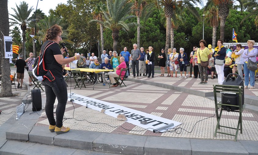 Acte de suport a Carme Forcadell organitzat per l'ANC, el passat mes de setembre