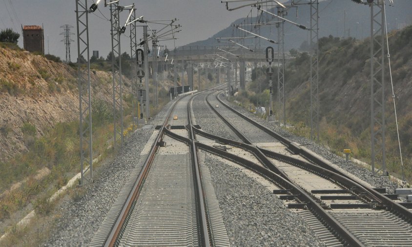 Vies del nou traçat ferroviari