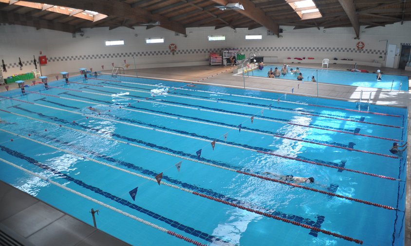 Imatge d'arxiu de la piscina del Palau Municipal d'Esports