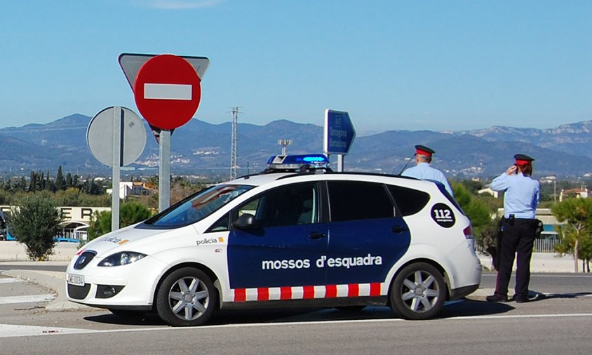 Imatge d'arxiu d'un vehicle policial dels Mossos d'Esquadra