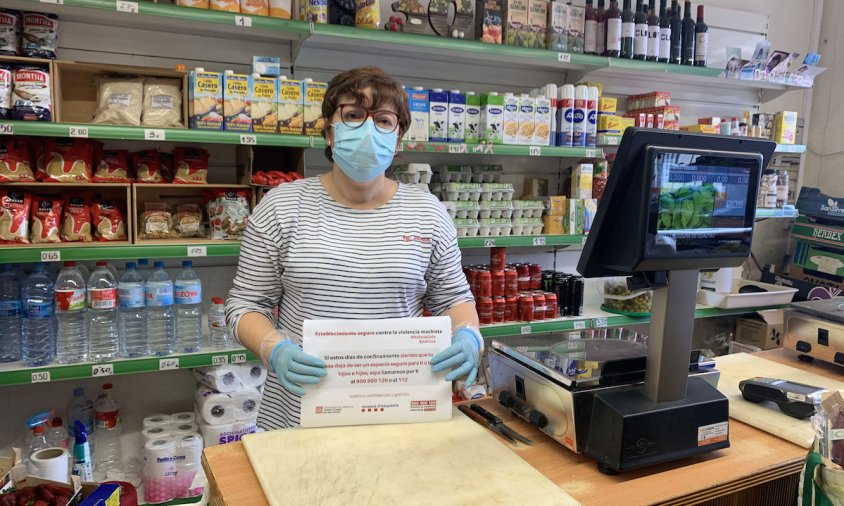 Imatge d'un dels comerços adherits a la campanya