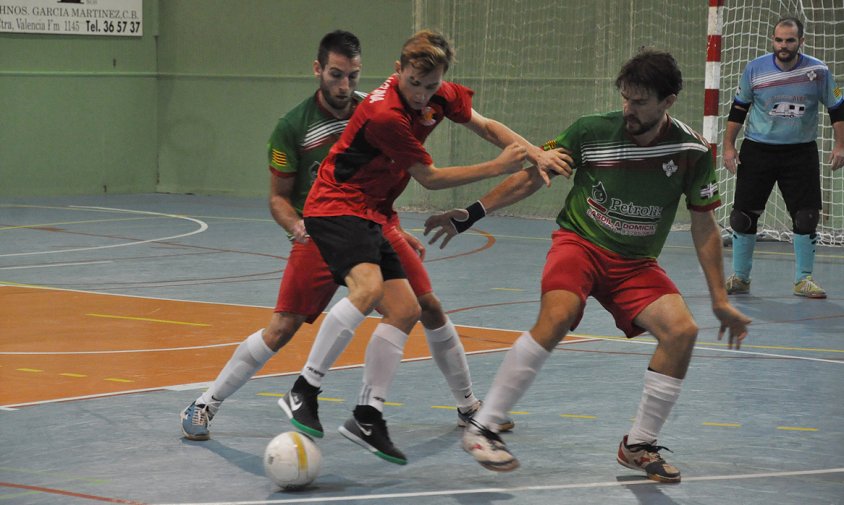 Partit de la primera volta de la lliga entre el CFS Laguna i el CFS El Catllar, disputat el passat octubre