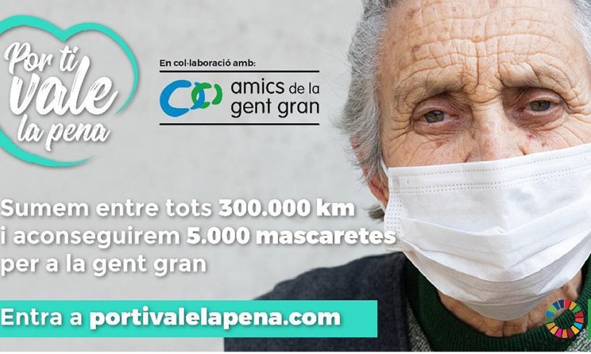 Imatge de la campanya impulsada pels Amics de la Gent Gran