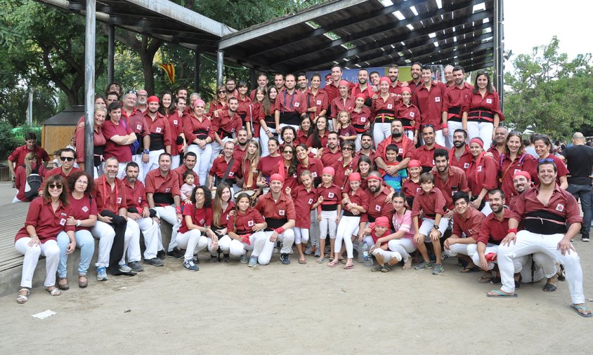 Els Xiquets de Cambrils en la diada castellera del País del Vi, el passat mes d'octubre