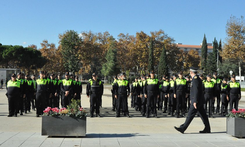 Imatge d'arxiu d'agents de la Policia Local