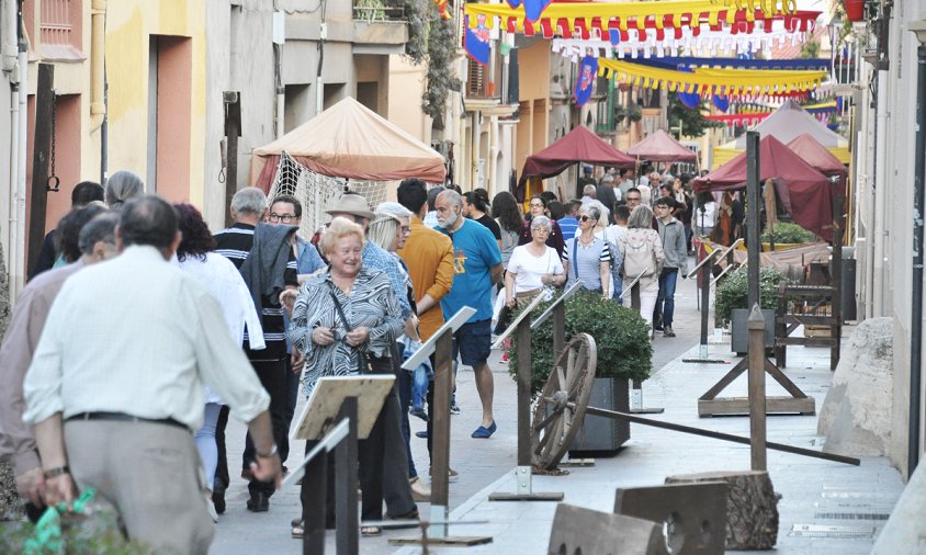 Ambient a la Fira Medieval, a l'edició de l'any passat de la Fira Multisectorial