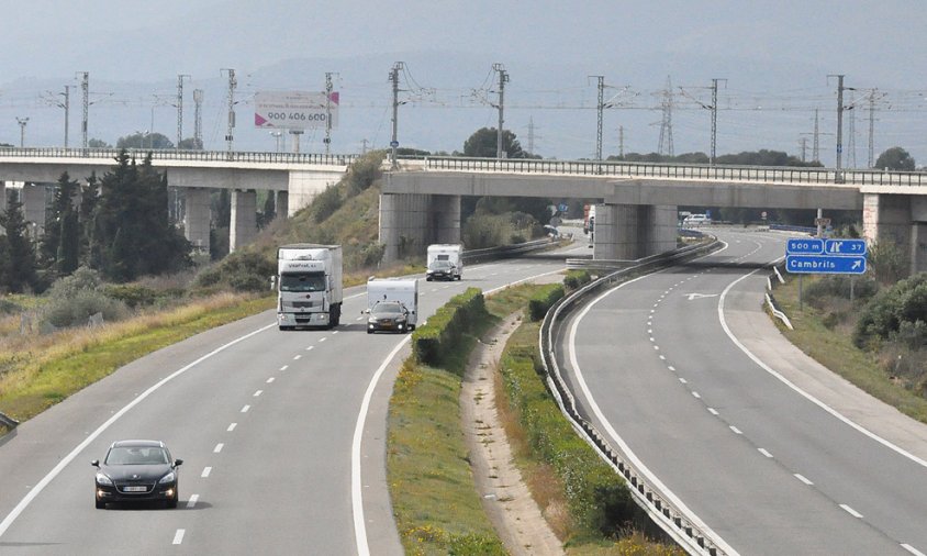 Trànsit a l'autopista Ap-7. els primers dies de la declaració de l'estat d'alarma