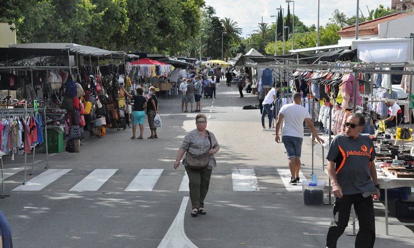 Aspecte del mercadet ambulant, aquest matí