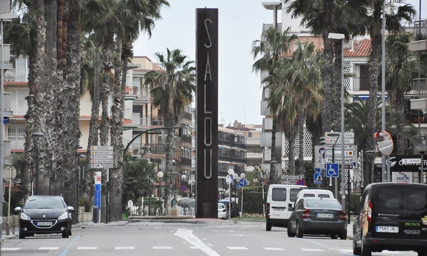 Límit entre Cambrils i Salou, un límit que també separa l'àrea metropolitana de Tarragona