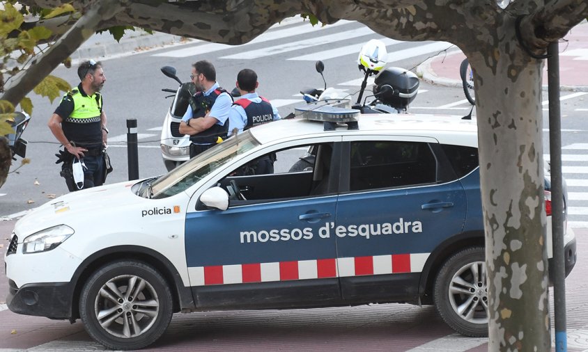 Imatge d'arxiu d'un vehicle policial dels Mossos d'Esquadra