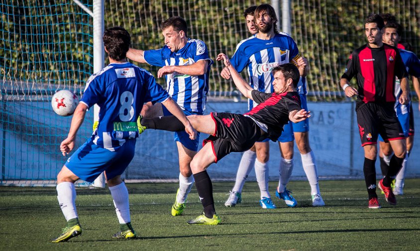 Imatge del partit de la primera volta entre el Reus B Cambrils i el Figueres, el passat mes d'octubre