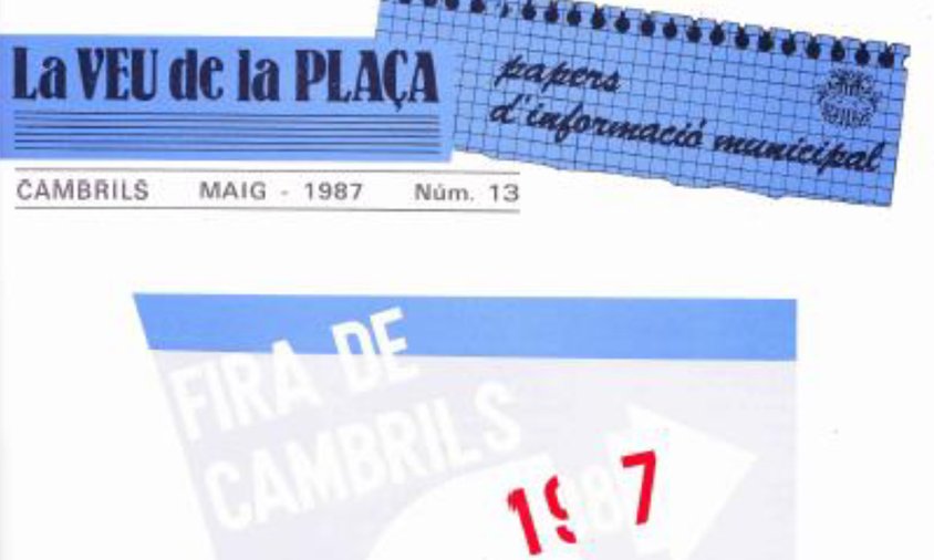 Revista «La veu de la plaça» primera i darrera edició / 1983-1987