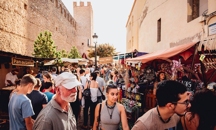 Imatge d'arxiu del mercat medieval de l'Hospitalet de l'Infant