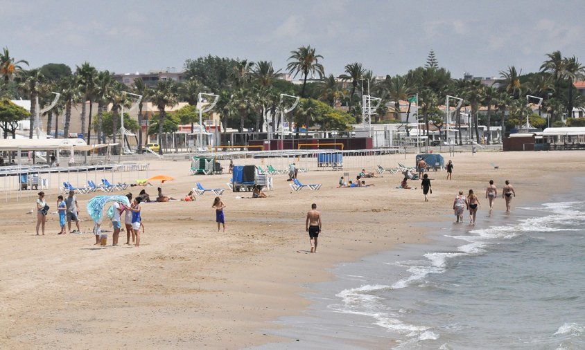 Platja del Regueral, aquest passat mes de juny