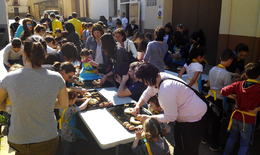 Imatge del taller de mones de l'any passat a Vandellòs