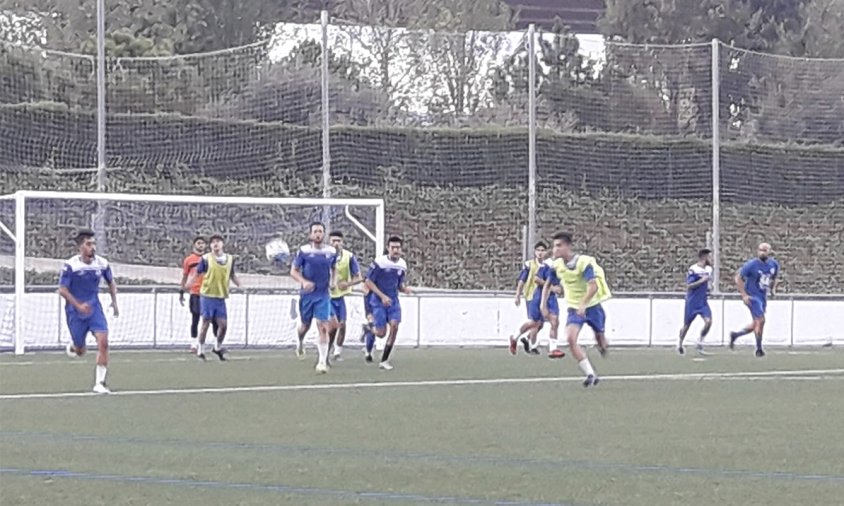 Imatge del partit disputat entre els equips amateur i juvenil preferent del Cambrils Unió, el passat mes de setembre