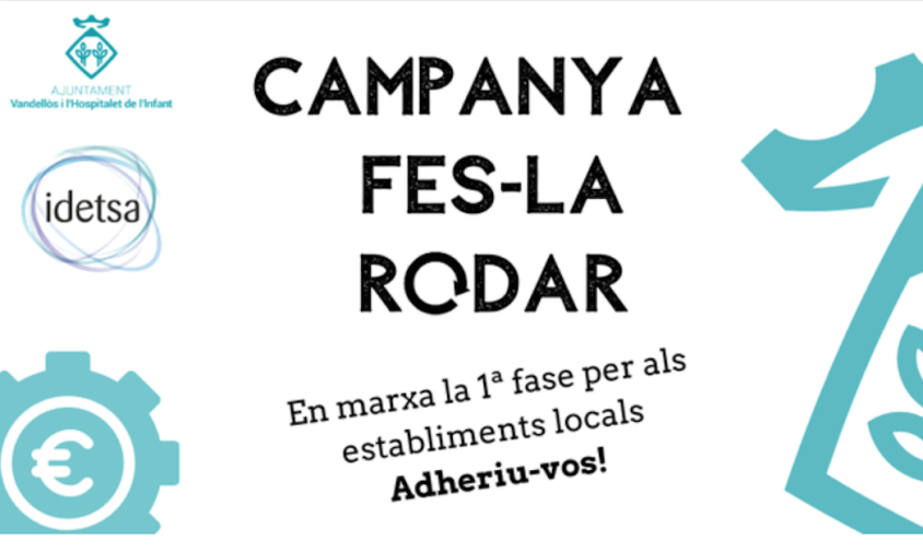 Cartell de la campanya "Fes-la rodar"