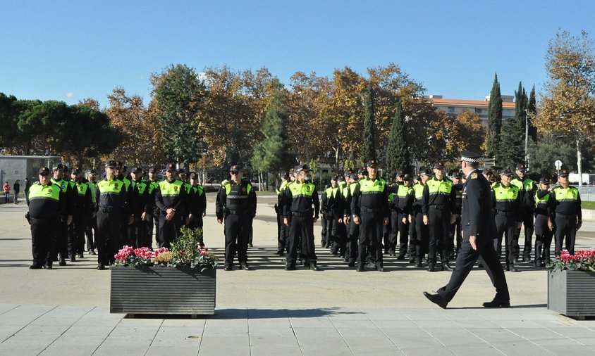 Imatge d'arxiu d'agents de la Policia Local