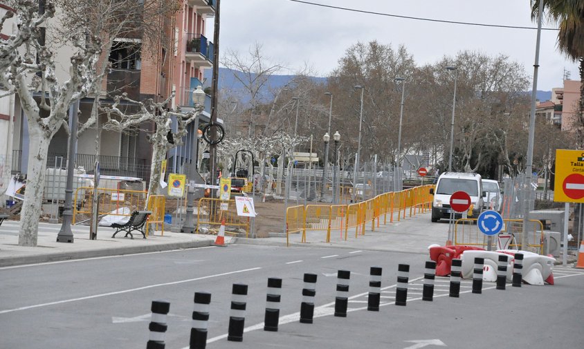 Carril de circulació provisional