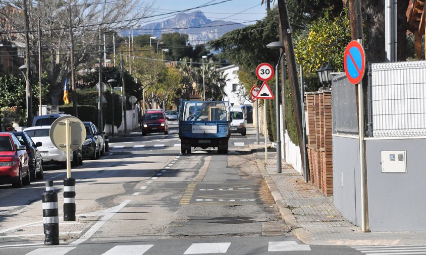 Carrer de les Orquídies al barri de la Llosa