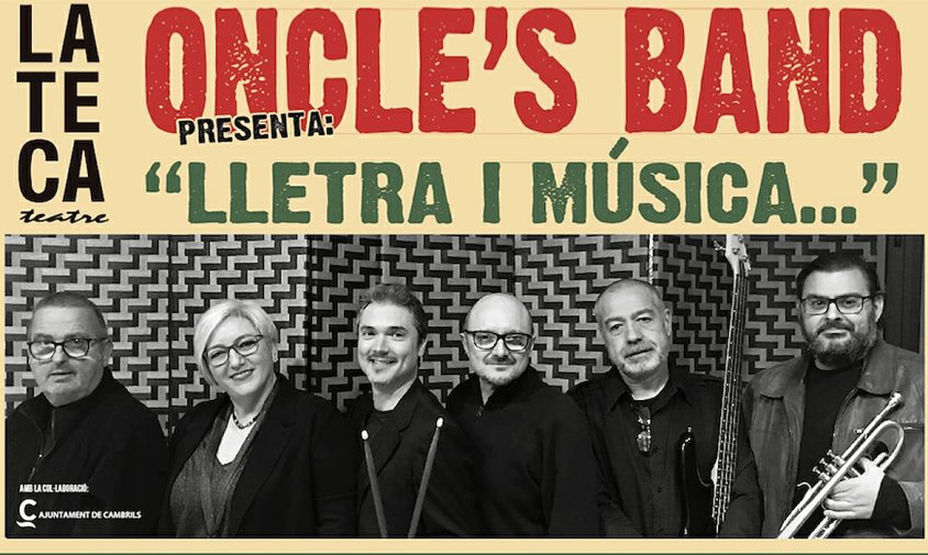 Cartell de l'actuació dels Oncle's Band