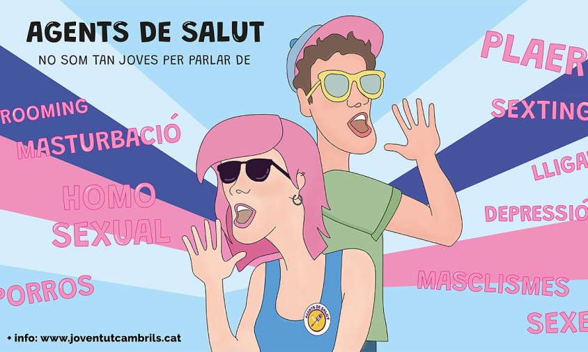 Cartell del projecte Agents de Salut de Cambrils