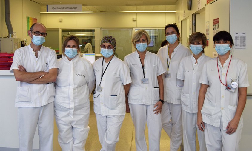 Equip de professionals de l'hospital Sant Joan de Reus