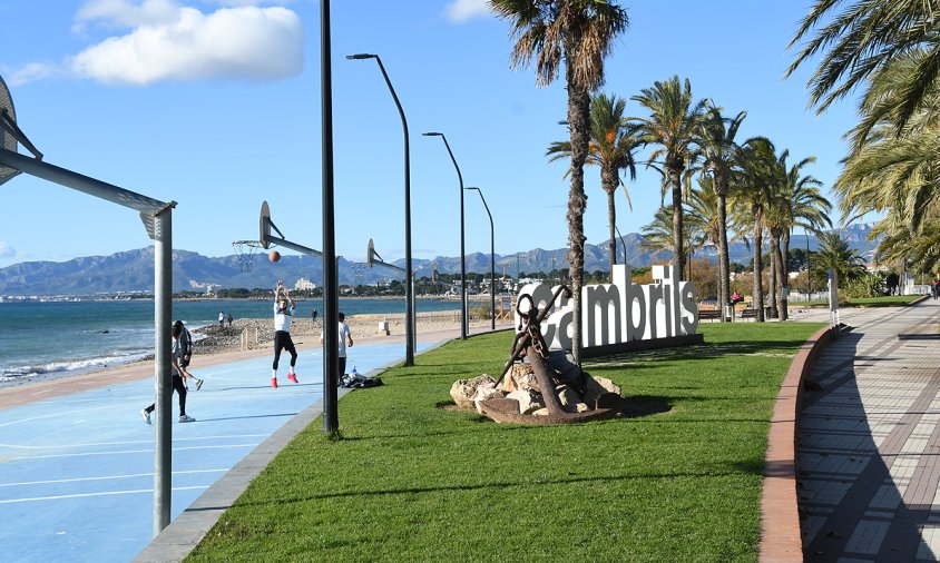 Passeig de les Palmeres, ahir al matí