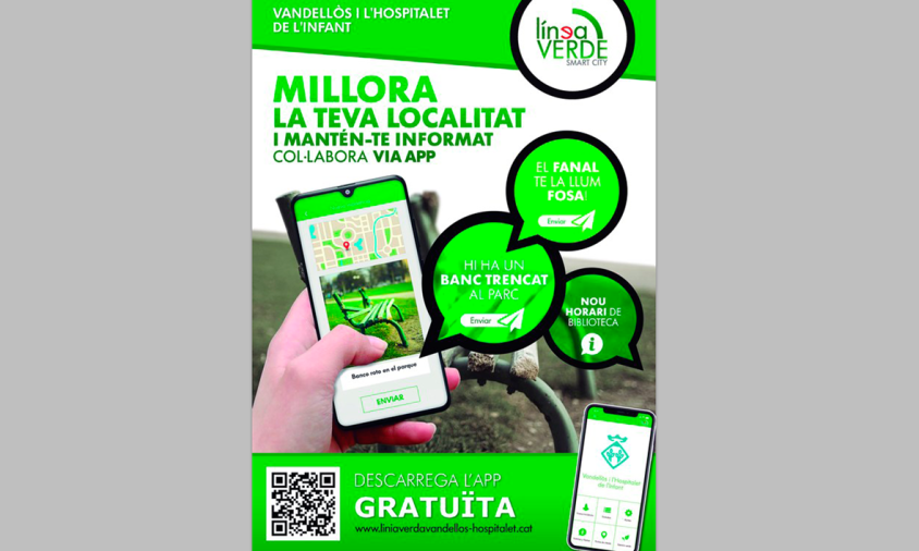 Cartell publicitari de l'APP mòbil