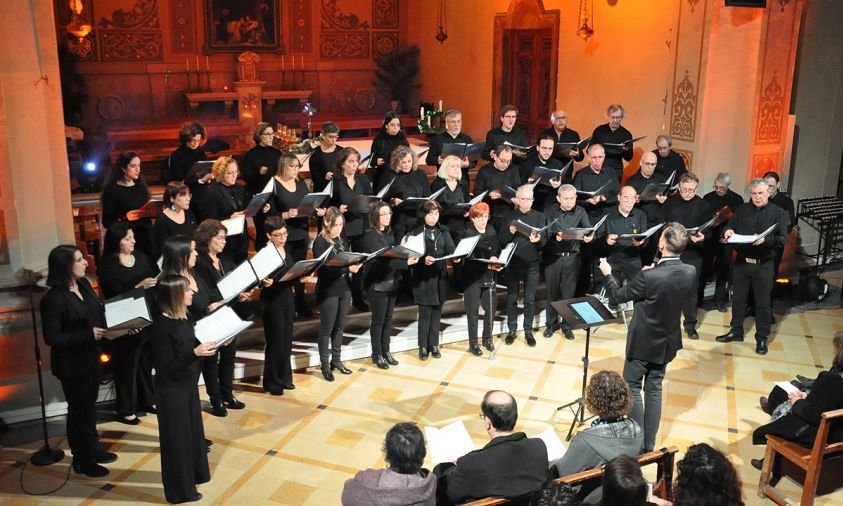 Imatge del concert de Nadal de la Coral Verge del Camí, el desembre de l'any passat