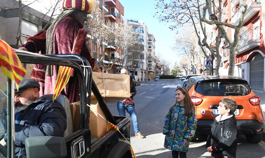 Imatge de la repartida de paquets de l'any passat