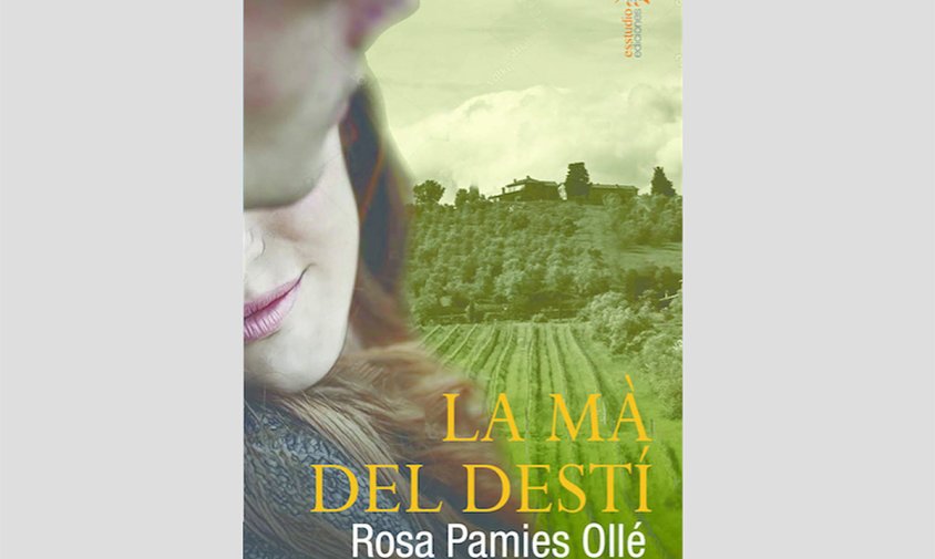 Portada de la novel·la "La mà del destí" de Rosa Pamies