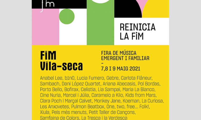 Cartell de la programació del FiM de Vila-seca