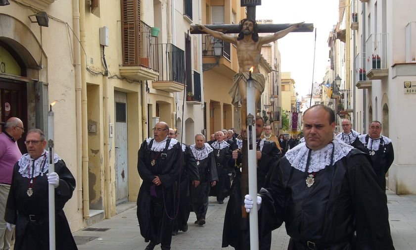 Viacrucis de Divendres Sant, l'abril de 2019