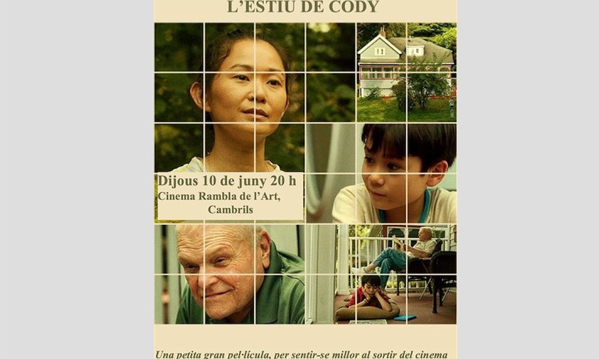 Cartell de la pel·lícula "L'estiu de Cody" que es projectarà aquest proper dijous