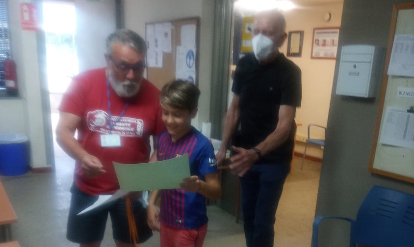 Imatge de la tirada que va tenir lloc a la galeria de tir del Club de Tir Olímpic Cambrils