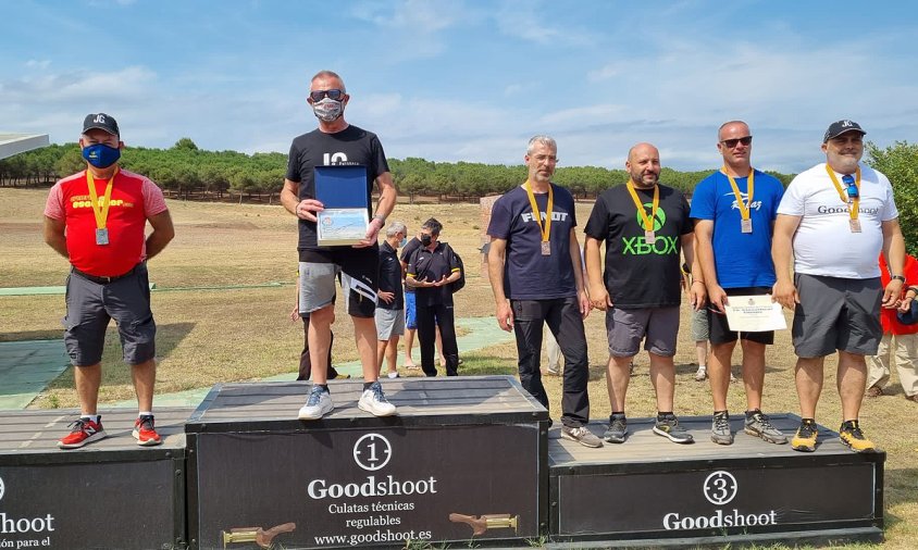 Antoni Ruiz Nat va quedar cinquè en la classificació absoluta del Campionat de Catalunya de Fossat Universal de Tir al Plat