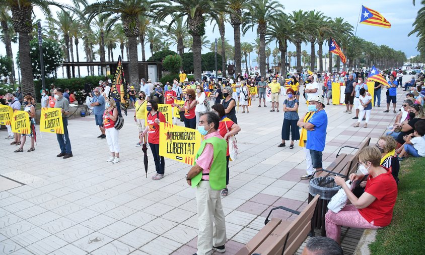 La concentració es va fer al passeig de Jaume I de Salou