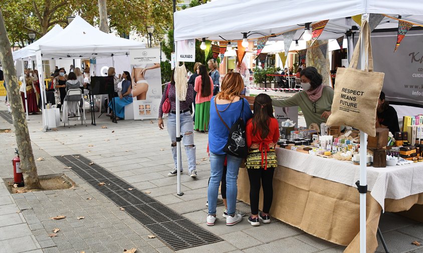 La Mostra es va fer a la plaça de Mossèn Joan Batalla