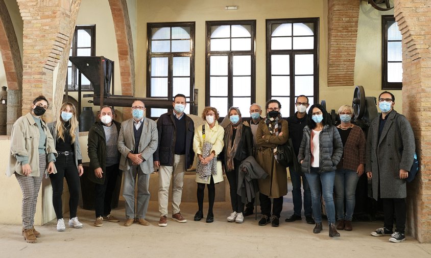 Foto de grup dels participants a la trobada de la Comissió Tècnica de la Xarxa de Museus de Tarragona i Terres de l'Ebre