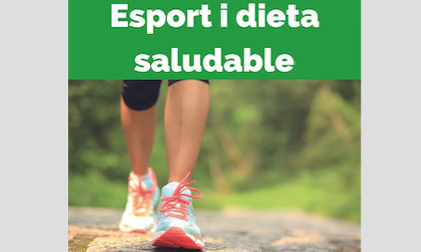 Cartell de la ruta saludable prevista per al proper dissabte a les 11 hores